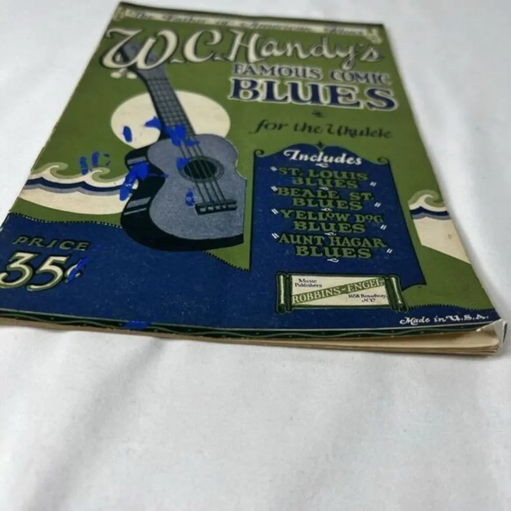 Vintage 1920 Wc Handys‎ Famous Comic Blues For Ukulele